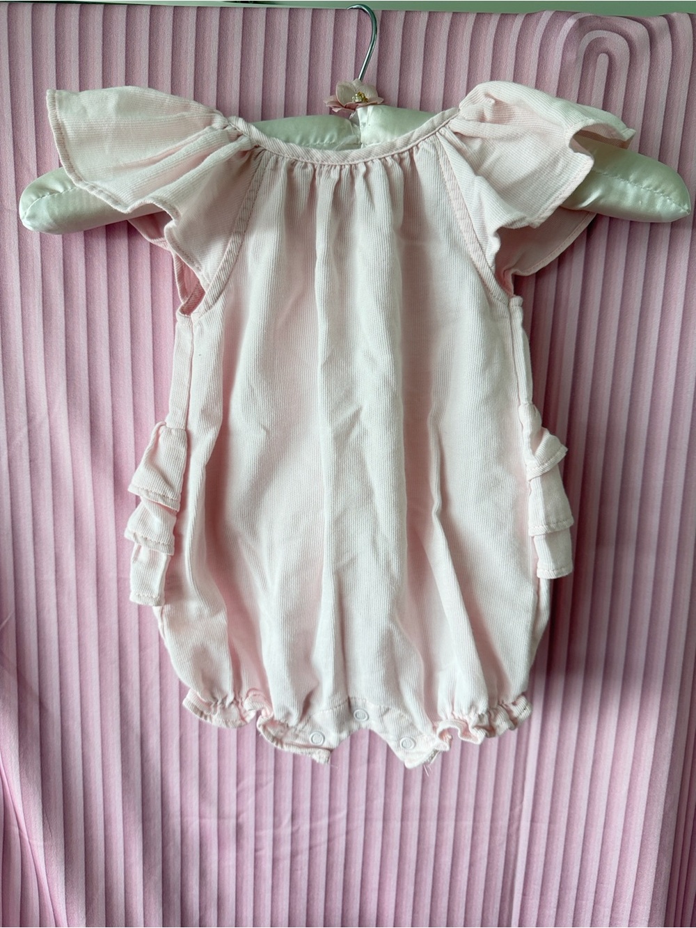 Baby Girls' Pink Ruffle Romper